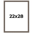 thumbnail image 1 of 22x28 Frame Silver Real Wood Picture Frame Width 1.25 Inches | Interior Frame Depth 0.5 Inches |, 1 of 8