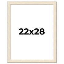 22x28 Frame White Real Wood Picture Frame Width 1.5 inches | Interior Frame Depth 0.5 inches | Barn
