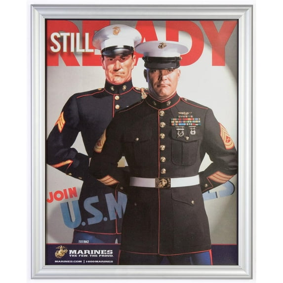 22x28 Poster Frame with Hinged Edging, For Wall Mounting Vertically Or Horizontally, Front-Loading Sign Holder - Silver Aluminum (QCFNCY28SV)