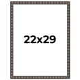 thumbnail image 1 of 22x29 Frame Black Brown Chestnut Mosaic Solid Wood Picture Frame | 1.125 Inch Moulding Width |, 1 of 8