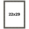 thumbnail image 1 of 22x29 Frame Black-Brown Medieval Solid Wood Picture Frame | 1.5 Inch Moulding Width | Gotham, 1 of 8