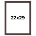 thumbnail image 1 of 22x29 Frame Brown Round Mahogany Solid Wood Picture Frame | 1.625 Inch Moulding Width | with UV, 1 of 8