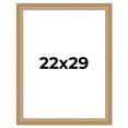 thumbnail image 1 of 22x29 Frame Charleston Honey Brown Solid Wood Picture Frame Width 1.75 Inches | Interior Depth 0.5, 1 of 8