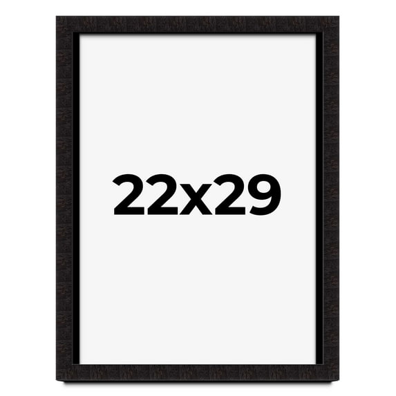 22x29 Shadow Box Black Solid Wood Display Picture Frame | 1 Inch Rabbet Depth | | 1.375 Inch