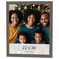 thumbnail image 1 of 22x30 Frame Blue Kingsley Pewter Solid Wood Picture Frame Width 0.75 Inches |Interior Depth 0.5, 1 of 8