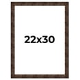 thumbnail image 1 of 22x30 Frame Brown Burl Real Wood Picture Frame Width 1.625 Inches | Interior Frame Depth 0.5 Inches, 1 of 8