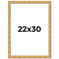 thumbnail image 1 of 22x30 Frame Gold Rustic Solid Wood Picture Frame | 1.25 Inch Wide Moulding | Rustique Gold, 1 of 8