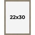 thumbnail image 1 of 22x30 Frame Gray Barnwood Rustic Solid Wood Picture Frame | 1.5 Inch Moulding Width | Includes UV, 1 of 8