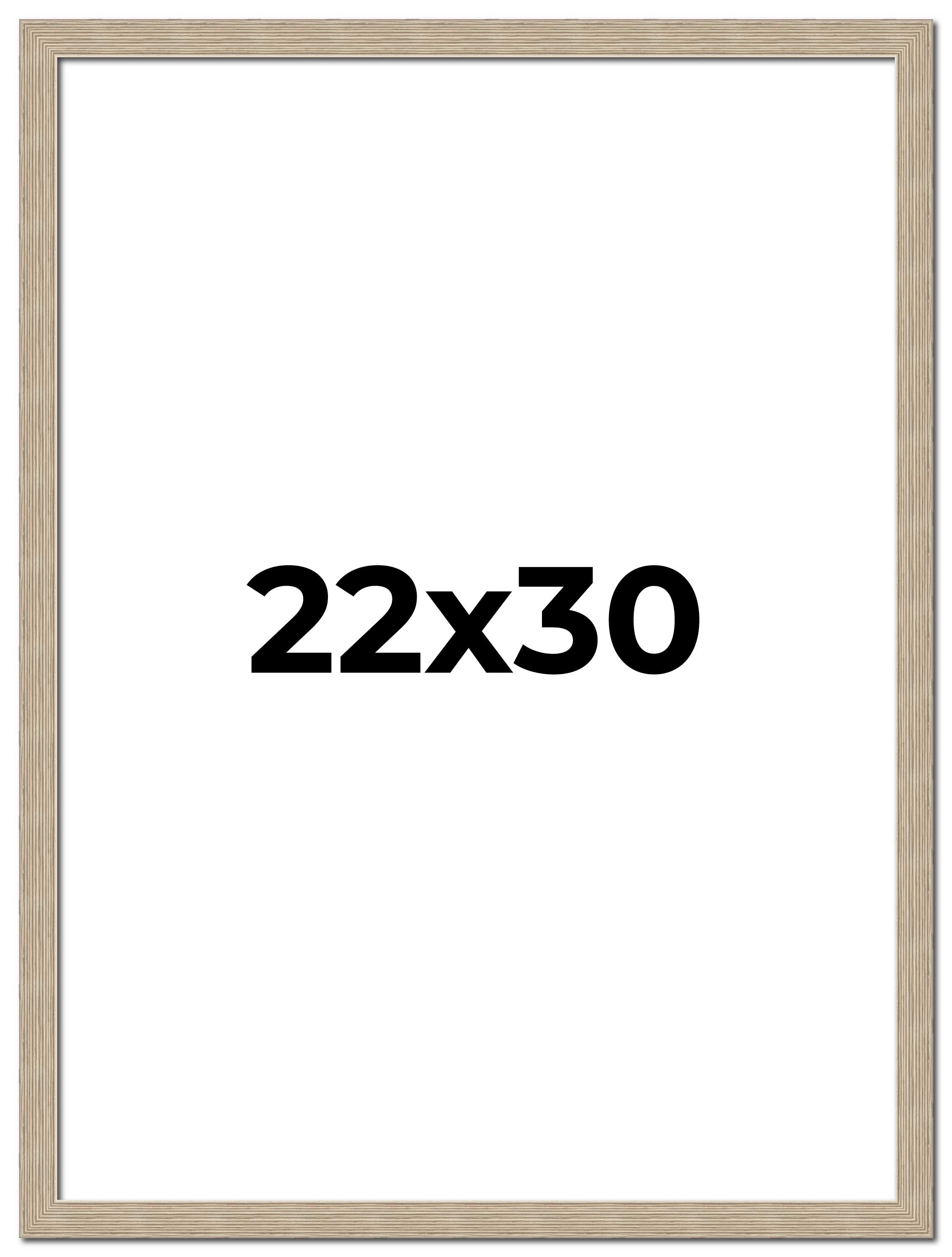 22x30 Frame Grey Solid Wood Picture Frame Width 1 Inches | Interior ...