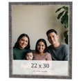 thumbnail image 1 of 22x30 Frame Silver Grey Distressed Solid Wood Picture Frame | 0.75 Inch Moulding Width | Interior, 1 of 8