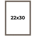 thumbnail image 1 of 22x30 Frame Silver Real Wood Picture Frame Width 1.25 Inches | Interior Frame Depth 0.5 Inches |, 1 of 8