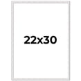 thumbnail image 1 of 22x30 Frame White Real Wood Picture Frame Width 0.75 inches | Interior Frame Depth 0.5 inches |, 1 of 8