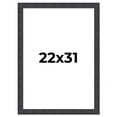 thumbnail image 1 of 22x31 Frame Brown Rustic Solid Wood Picture Frame 1.5 Inches Wide | Interior Frame Depth 0.5 Inches, 1 of 8