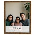 thumbnail image 1 of 22x31 Frame Gold Kingsley Distressed Solid Wood Picture Frame Width 0.75 Inches | Interior Frame, 1 of 8
