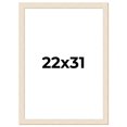 thumbnail image 1 of 22x31 Frame White Real Wood Picture Frame Width 1.5 inches | Interior Frame Depth 0.5 inches | Barn, 1 of 8