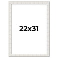 thumbnail image 1 of 22x31 Frame White Sonoma Rustic Wood Picture Frame | 1.5 Inch Moulding Width | Complete with UV, 1 of 7