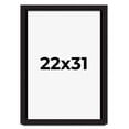 thumbnail image 1 of 22x31 Shadow Box Black Solid Wood Display Picture Frame | 1 Inch Rabbet Depth | | 1.375 Inch, 1 of 4