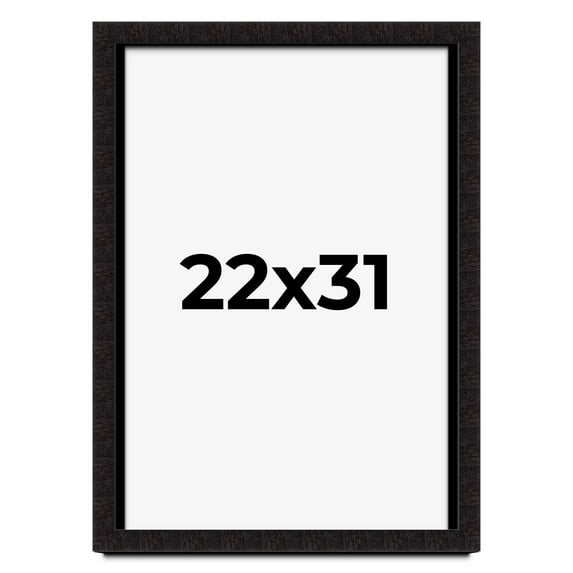 22x31 Shadow Box Black Solid Wood Display Picture Frame | 1 Inch Rabbet Depth | | 1.375 Inch