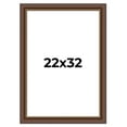 thumbnail image 1 of 22x32 Copper and Brown Real Wood Picture Frame Width 2 inches | Interior Frame Depth 0.5 inches |, 1 of 8