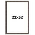 thumbnail image 1 of 22x32 Frame Black Bamboo Solid Wood Picture Frame Width 1.5 Inches | Interior Frame Depth 0.5, 1 of 8