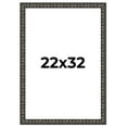 thumbnail image 1 of 22x32 Frame Black-Brown Medieval Solid Wood Picture Frame | 1.5 Inch Moulding Width | Gotham, 1 of 8