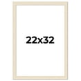 thumbnail image 1 of 22x32 Frame White Real Wood Picture Frame Width 1.5 inches | Interior Frame Depth 0.5 inches | Barn, 1 of 8