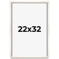 thumbnail image 1 of 22x32 Frame White Wheat Solid Wood Picture Frame | Moulding Width 0.75 Inches | Interior Depth 0.5, 1 of 8