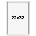 thumbnail image 1 of 22x32 Shadow Box Silver Brushed Striped Display Frame | 1.625 Inches Deep | 1 Inch Moulding Width |, 1 of 8
