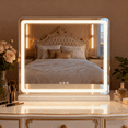 thumbnail image 1 of 22x32 inch Smart LED Vanity Mirror with Memory Function - 3 Color Modes & Dimmable Brightness, Touch Control, USB Port, Aluminum Frame, 1 of 7