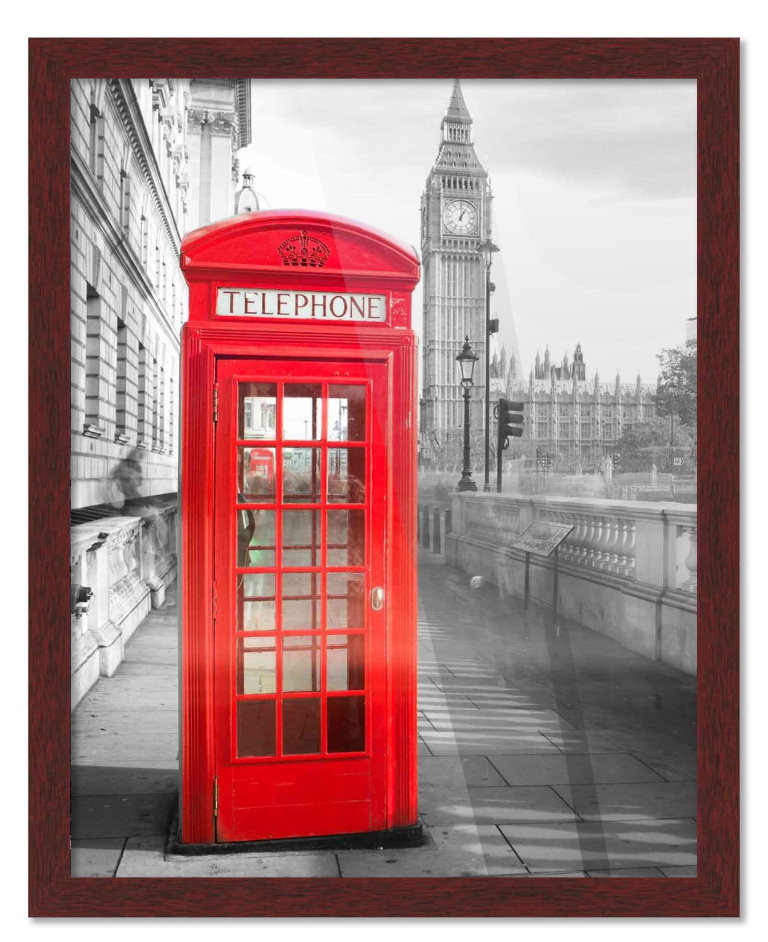 22x33 Frame Brown Picture Frame - Complete Modern Photo Frame Includes ...