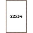 thumbnail image 1 of 22x34 Frame Brown Bamboo with Dark Coffee/Walnut Finish | Solid Wood Picture Frame Width 0.75, 1 of 8