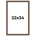 thumbnail image 1 of 22x34 Frame Brown Distressed Barnwood Picture Frame | Rustic Farmhouse Photo Frame Includes UV, 1 of 8