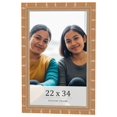 thumbnail image 1 of 22x34 Frame Gold Real Wood Picture Frame Width 1.5 inches | Interior Frame Depth 0.5 inches |, 1 of 8