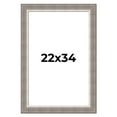 thumbnail image 1 of 22x34 Frame Grey Real Wood Picture Frame Width 2.75 Inches | Interior Frame Depth 0.5 Inches |, 1 of 8