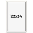 thumbnail image 1 of 22x34 Silver Shadowbox Frame - Interior Size 22x34x1.5 Inches - Made to Display Items Up To 1.5 Inches Deep, 1 of 5