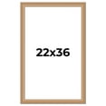 thumbnail image 1 of 22x36 Frame Charleston Honey Brown Solid Wood Picture Frame Width 1.75 Inches | Interior Depth 0.5, 1 of 8