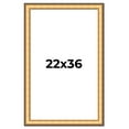 thumbnail image 1 of 22x36 Frame Gold Plein Aire Solid Wood Picture Frame Width 2 Inches | Interior Frame Depth 0.5, 1 of 8