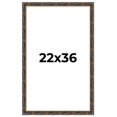 thumbnail image 1 of 22x36 Frame Gold Real Wood Picture Frame Width 1.5 inches | Interior Frame Depth 0.5 inches |, 1 of 8