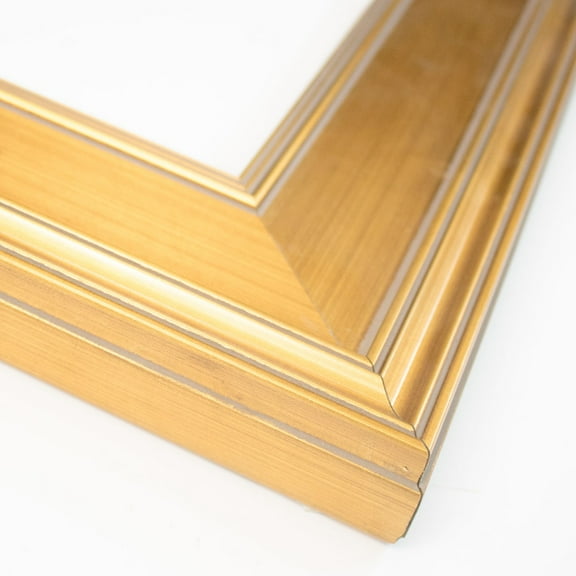 22x36 Frame Gold Solid Wood Picture Frame Width 3 Inches | Interior Frame Depth 0.625 Inches |