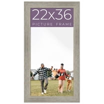 22x36 Frame Grey Real Wood Picture Frame Width 1.5 Inches | Interior Frame Depth 0.5 Inches | Barn