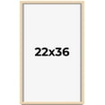 thumbnail image 1 of 22x36 Shadow Box Frame Brown | 0.875 Inches Deep Real Wood Contemporary Shadowbox Display Frame |, 1 of 5