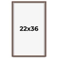 thumbnail image 1 of 22x36 Shadow Box Frame Brown | 1.125 inches Deep Real Wood Rustic Shadowbox Display Frame | UV, 1 of 5