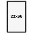 thumbnail image 1 of 22x36 Shadow Box Frame Grey Charcoal Black | 0.875 Inches Deep | Solid Wood Shadowbox Display Frame, 1 of 8