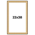 thumbnail image 1 of 22x38 Frame Gold Plein Aire Solid Wood Picture Frame Width 2 Inches | Interior Frame Depth 0.5, 1 of 8