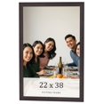 thumbnail image 1 of 22x38 Rustic Brown Real Wood Picture Frame Width 0.75 inches | Interior Frame Depth 0.5 inches |, 1 of 8
