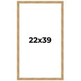 thumbnail image 1 of 22x39 Frame Beige Real Wood Picture Frame Width 1.25 inches | Interior Frame Depth 0.5 inches |, 1 of 8
