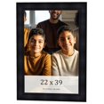 thumbnail image 1 of 22x39 Frame Black Passaggi Solid Wood Picture Frame Width 1.5 Inches | Interior Depth 0.5 Inches |, 1 of 8