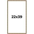 thumbnail image 1 of 22x39 Frame Gold Kingsley Distressed Solid Wood Picture Frame Width 0.75 Inches | Interior Frame, 1 of 8