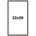thumbnail image 1 of 22x39 Frame Silver Real Wood Picture Frame Width 1.25 Inches | Interior Frame Depth 0.75 Inches |, 1 of 8