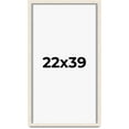 thumbnail image 1 of 22x39 Shadow Box Frame White | 1.125 Inches Deep Real Wood Rustic Shadowbox Display Frame | UV, 1 of 5